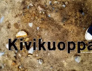 Kivikuoppa font