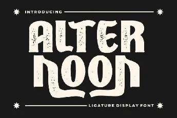 Alternoon font