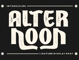 Alternoon font