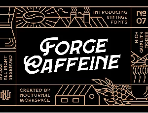 Forge Caffein font