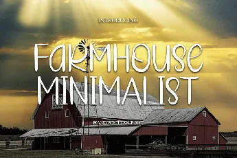 Farmhouse Minimalist font