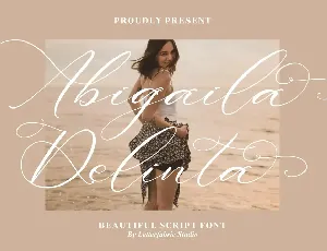 Abigaila Delinta font