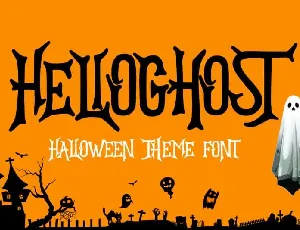 HELLOGHOST – Helloween Theme font