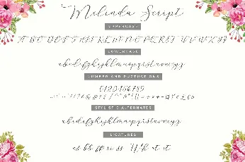 Melinda Script font