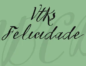 Vtks Felicidade 2016 font