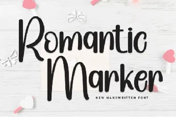 Romantic Marker Handwritten font