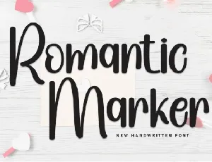 Romantic Marker Handwritten font