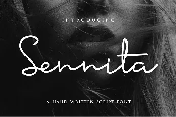 Sennita Script font