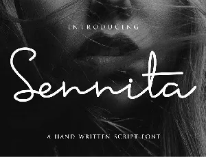 Sennita Script font