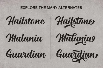 Mailston Script font