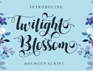 Twilight Blossom font