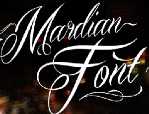 Mardian Demo font