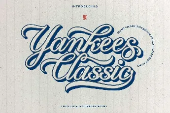 Yankees Classic font