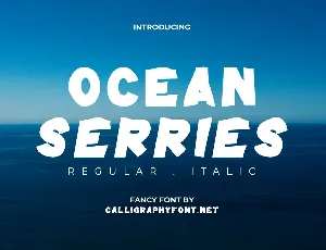 Ocean Series Demo font