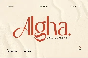 Algha font