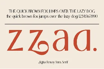 Algha font