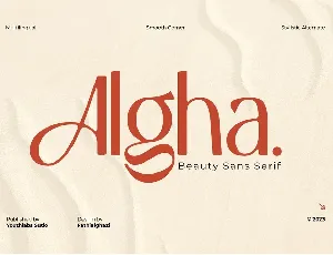 Algha font