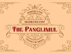 The Panglimul Display font