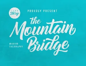 Mountain Bridge Script font