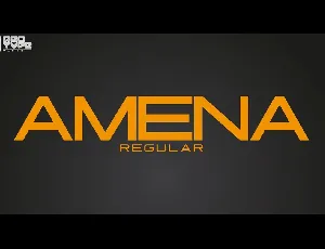 Amena font