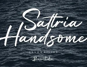 Sattria Handsome font