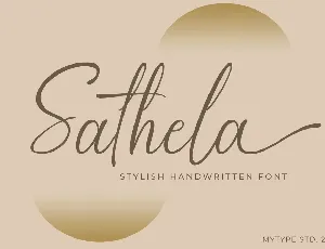 Sathela font