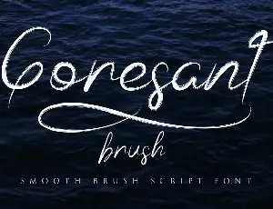 Goresant Brush font