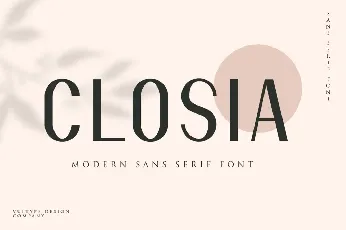 Closia font