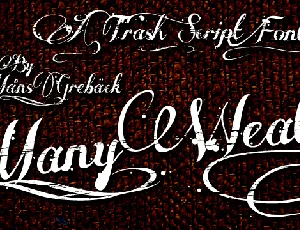 Many Weatz font