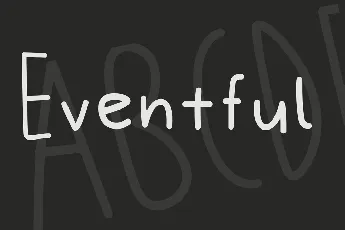 Eventful font