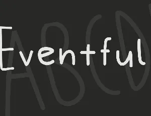 Eventful font