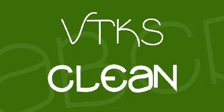 VTKS clean font