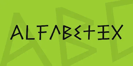 Alfabetix font