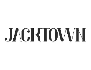 Jacktown font
