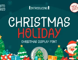 Christmas Holiday Display font
