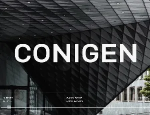 Conigen font