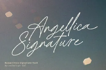 Angellica Signature font