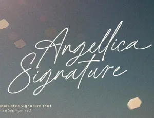 Angellica Signature font