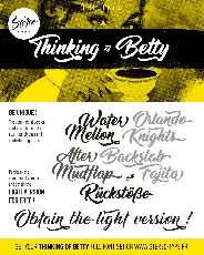 Thinking Of Betty Free font