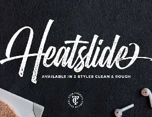 Heatslide font