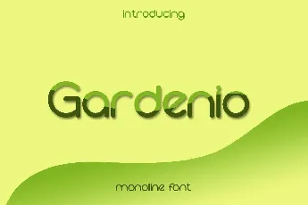 Gardenio font