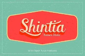 Shintia Script Free font