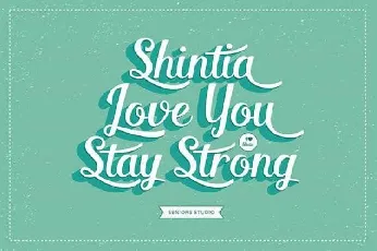 Shintia Script Free font