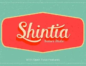 Shintia Script Free font