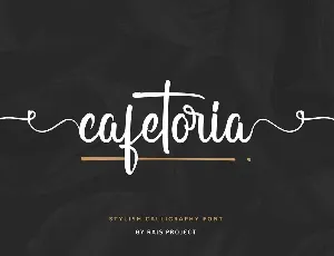 Cafetoria Demo font