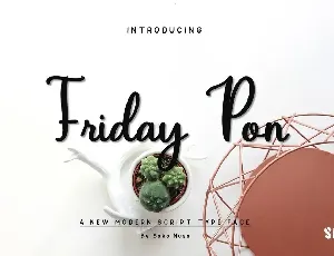 Friday Pon font