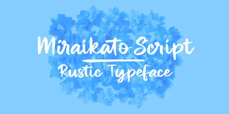 Miraikato Script PERSONAL USE font