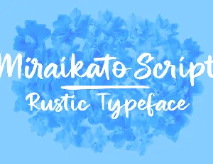 Miraikato Script PERSONAL USE font
