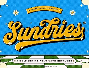 Sundries font