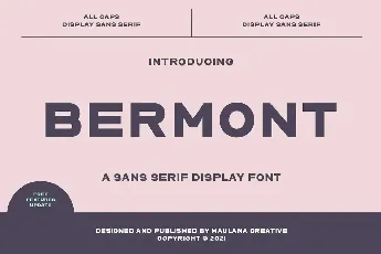 Bermont font